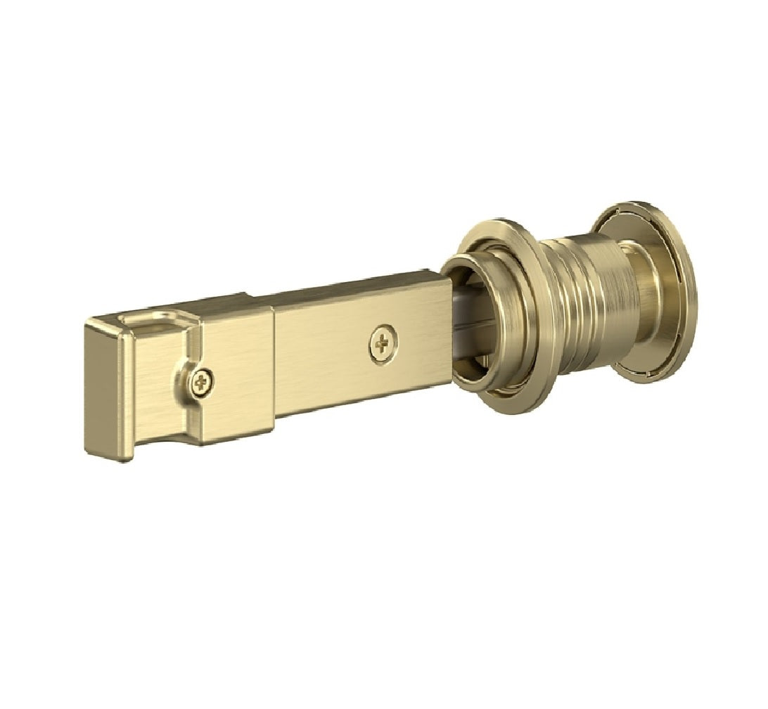National Hardware N700-152 Barn Door Lock, Brushed Gold