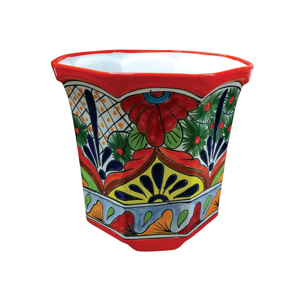 Avera Products APG022115 Ceramic Talavera Planter, Assorted