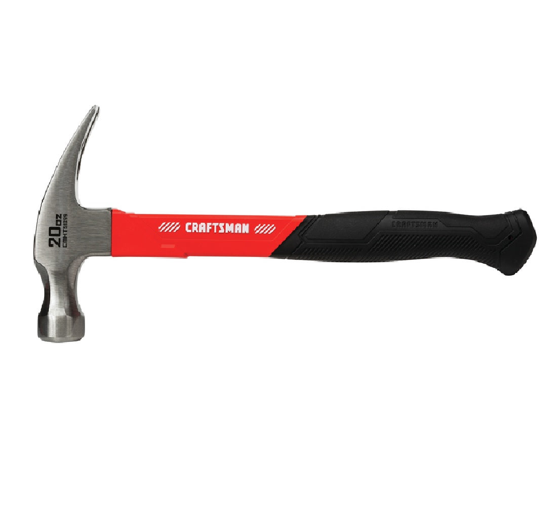 Craftsman CMHT51399 Smooth Face Claw Hammer, Steel
