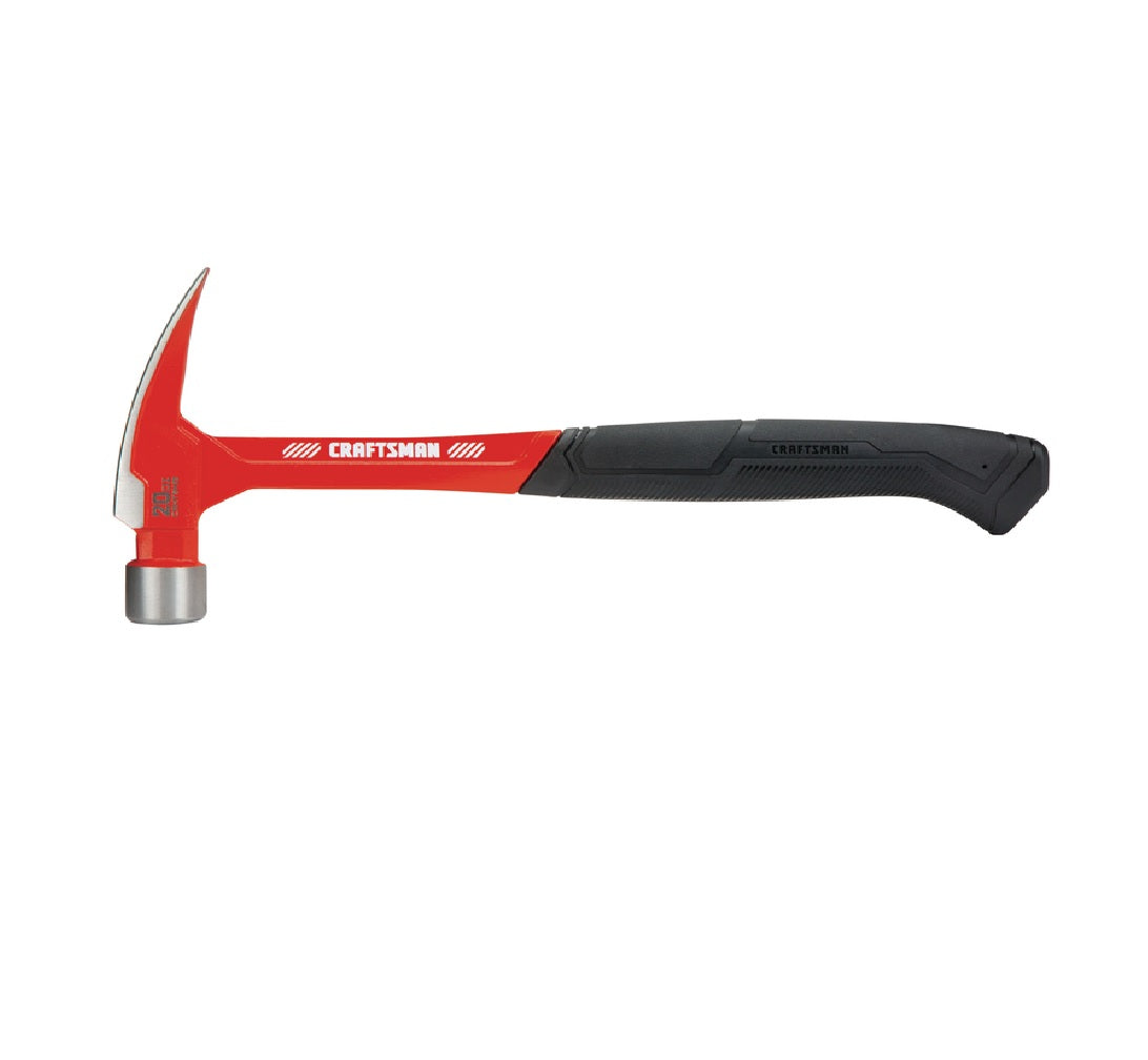 Craftsman CMHT51423 Smooth Face Claw Hammer, Steel