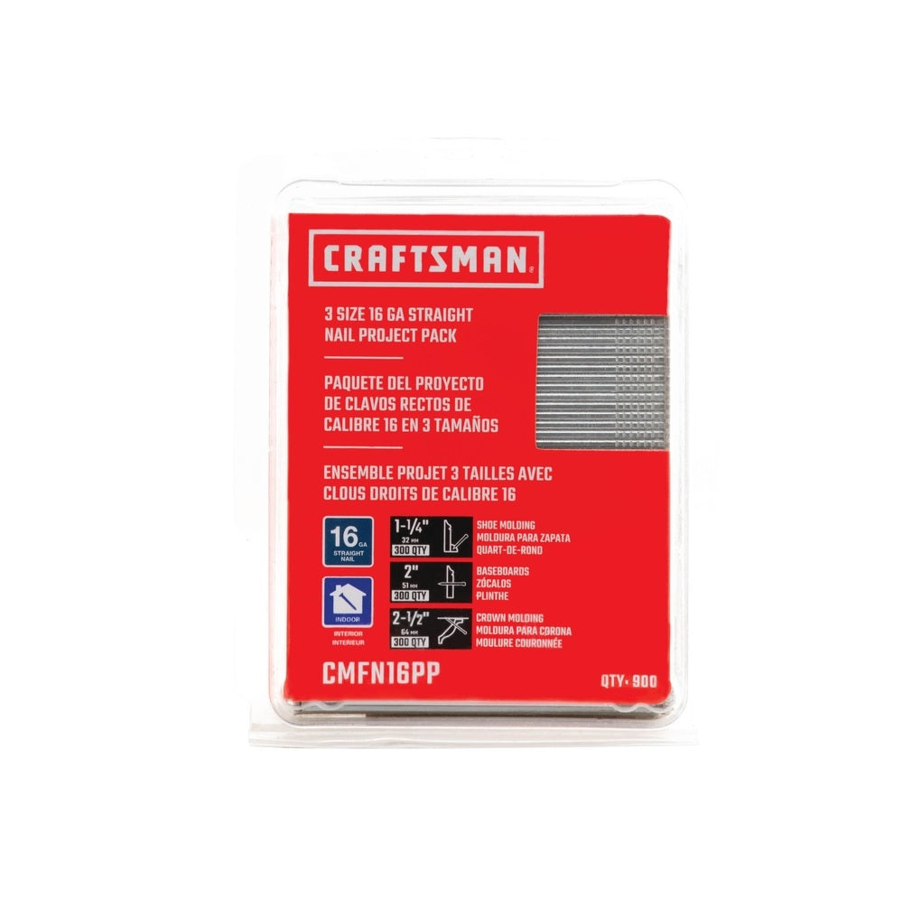 Craftsman CMFN16PP Straight Strip Framing Nails, 16 Gauge