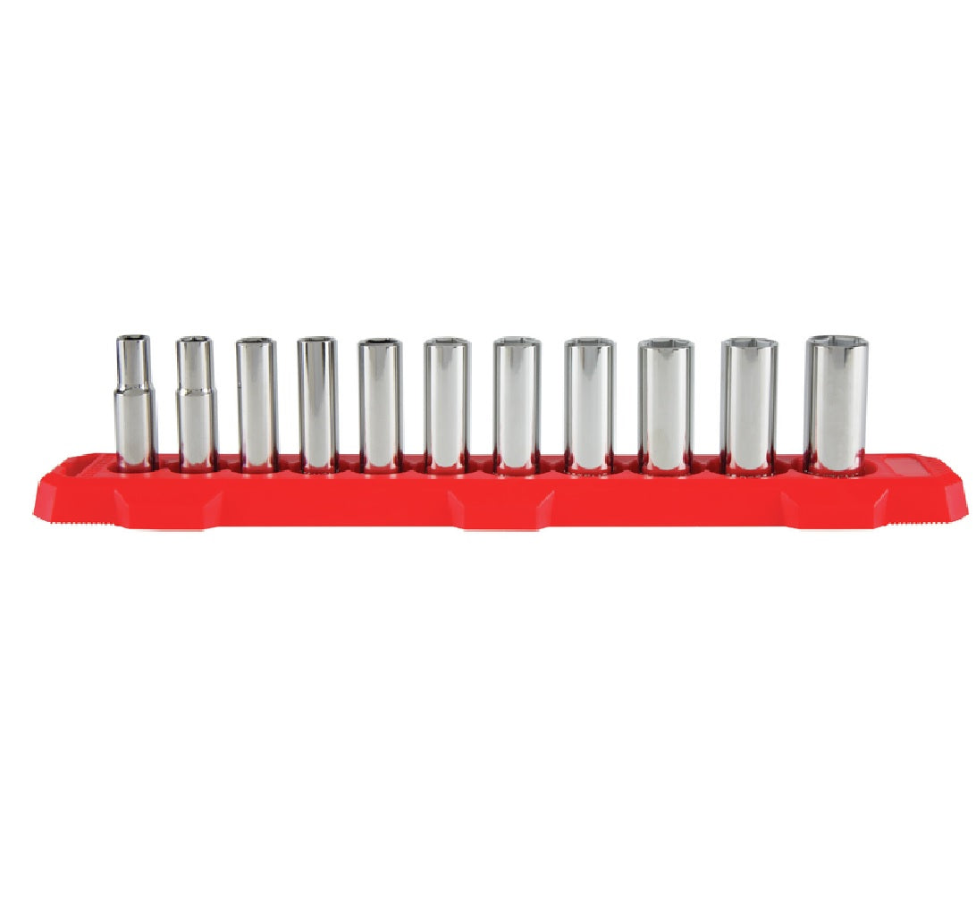 Craftsman CMMT12045 Metric Deep Socket Set, Polished Chrome