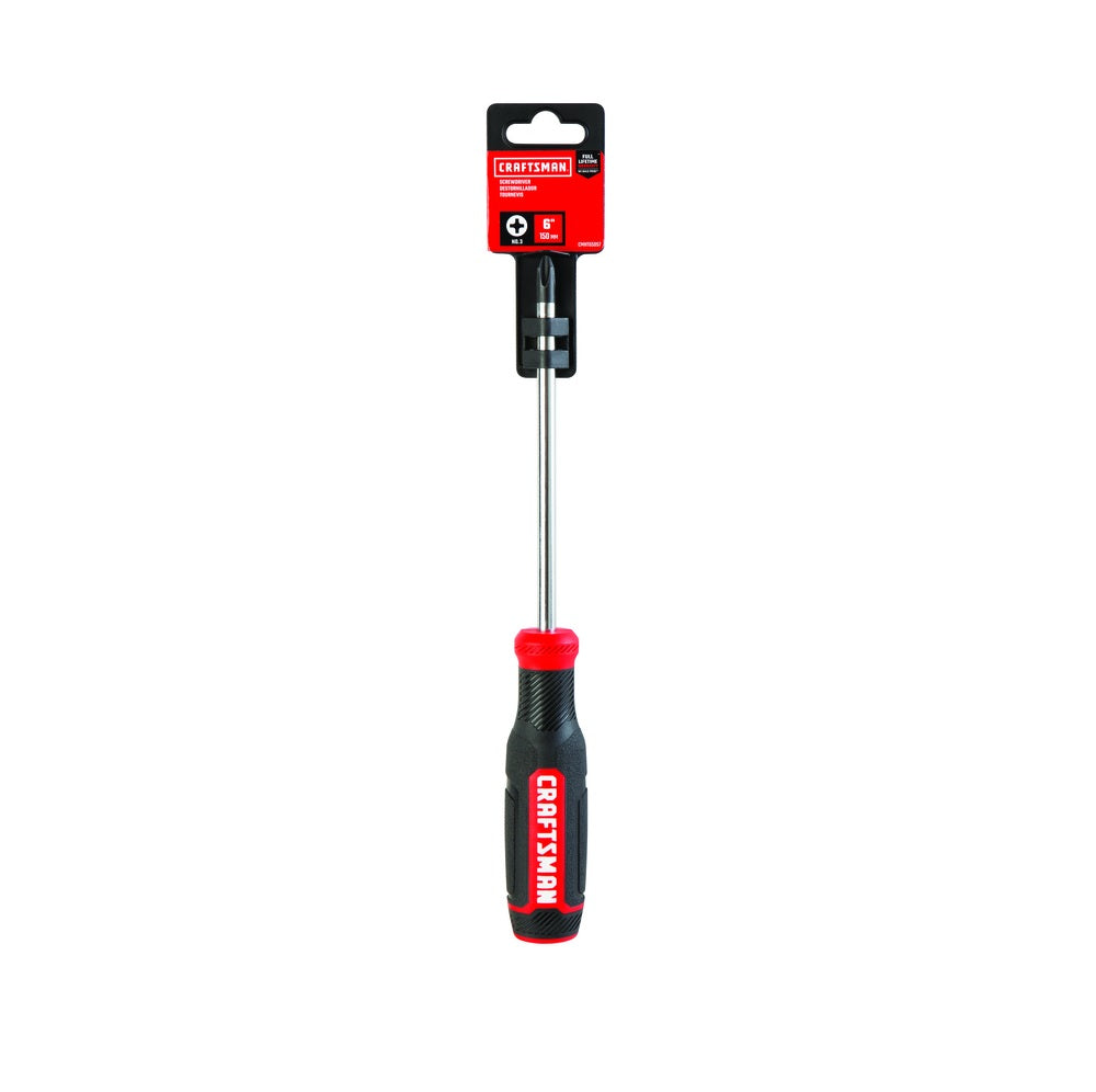 Craftsman CMHT65057 Phillips Screwdriver, Black/Red, 11 inch