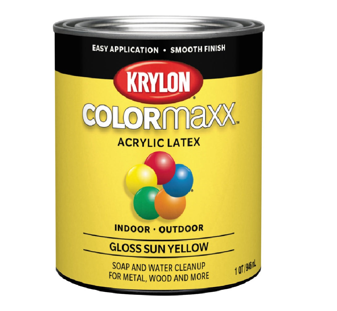 Krylon K05644007 COLORmaxx Interior/Exterior Paint, Pewter Gray