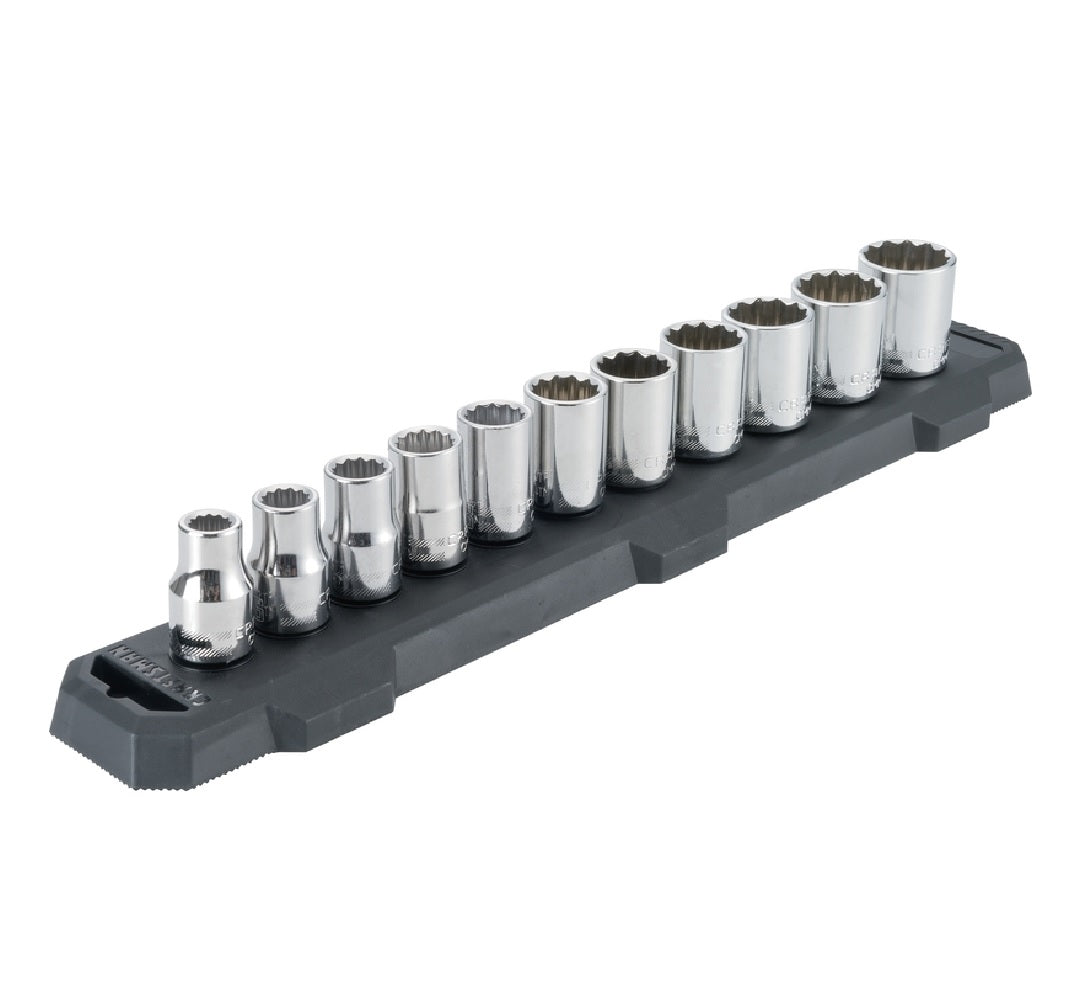 Craftsman CMMT12046 SAE Socket Set, Polished Chrome