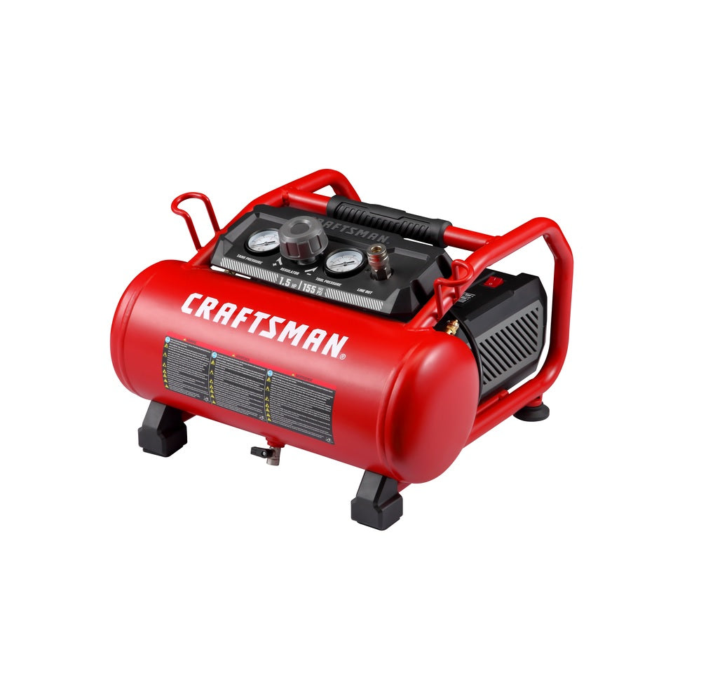 Craftsman 0200341 Horizontal Portable Air Compressor, 3 Gallon