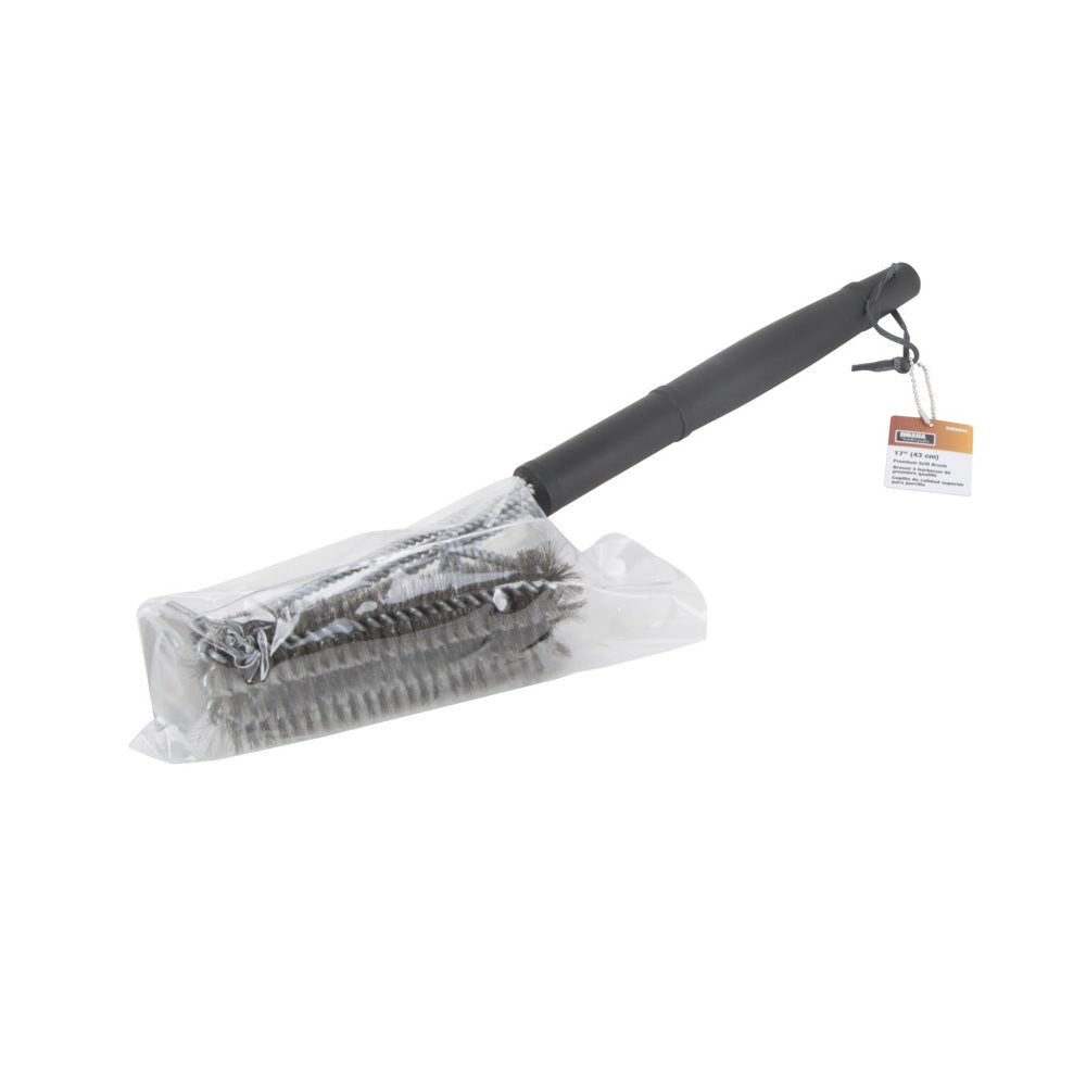 Omaha BBQ-37140 Grill Brush, Stainless Steel Bristle, 17 inch