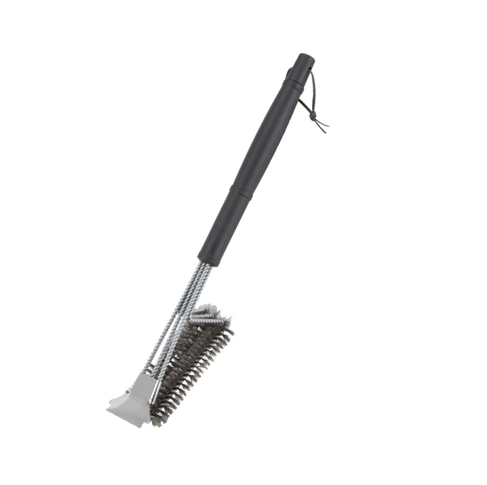 Omaha BBQ-37140 Grill Brush, Stainless Steel Bristle, 17 inch