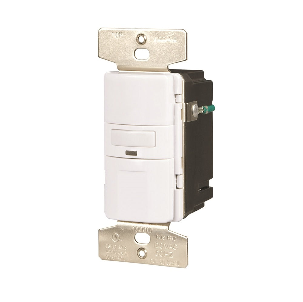 Eaton OS310U-W-K-L Motion Sensor Switch, White