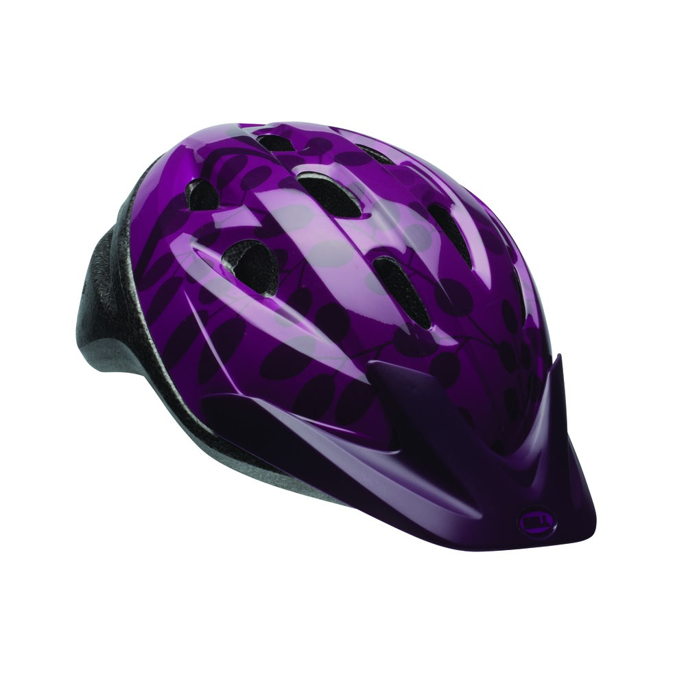 Bell 7107156 Women Bicycle Helmet, Black/Purple