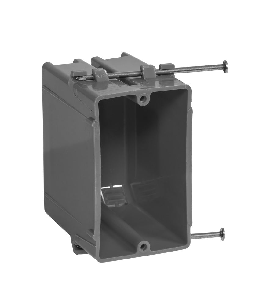 Gardner Bender BOX-NS20 1 Gang Electrical Box, Gray