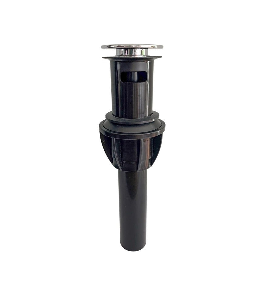 Keeney K820-72 Push Button Drain with Overflow, Plastic, 1-1/4 inch