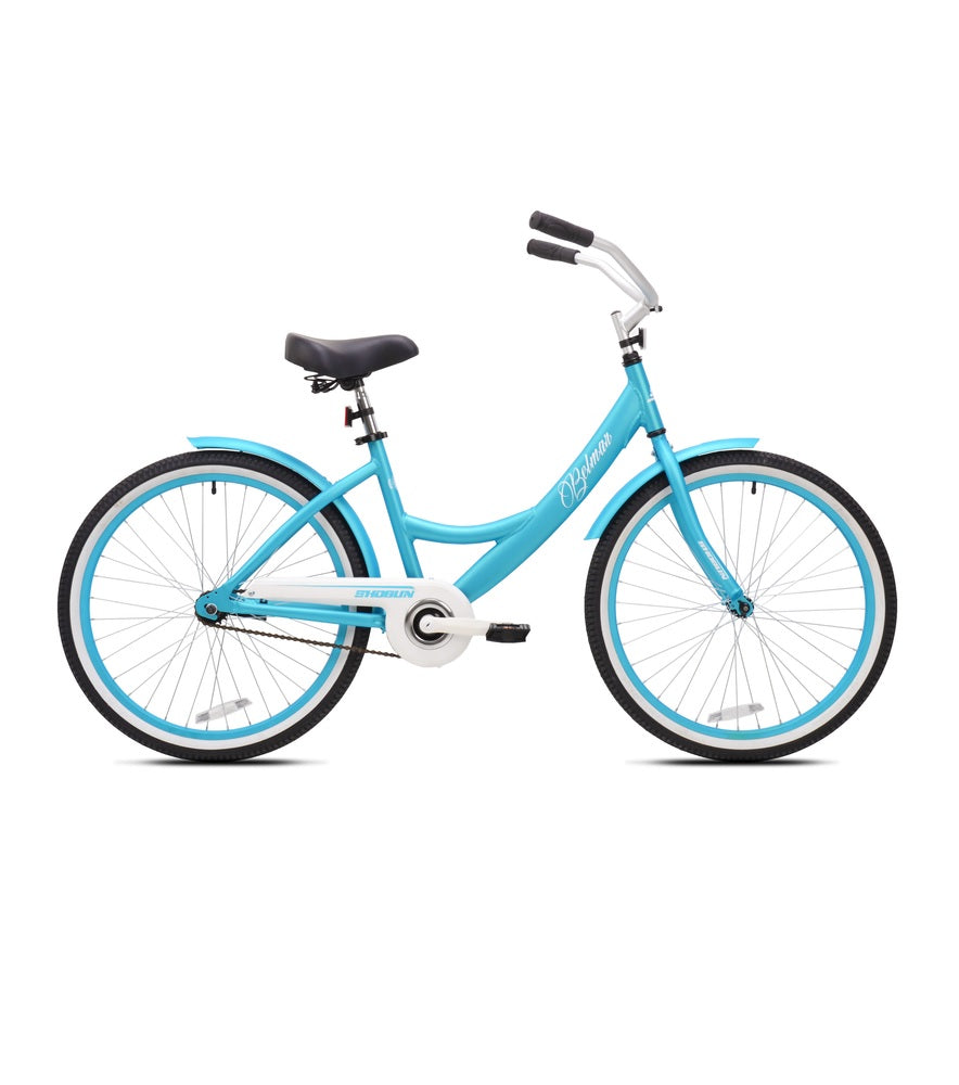 Kent 02419 Shogun Belmar Girls Cruiser Bicycle, Sky Blue/White
