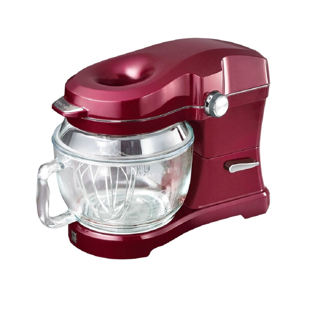 Kenmore KKEOVSMR Ovation Stand Mixer, Burgundy, 5 Qt