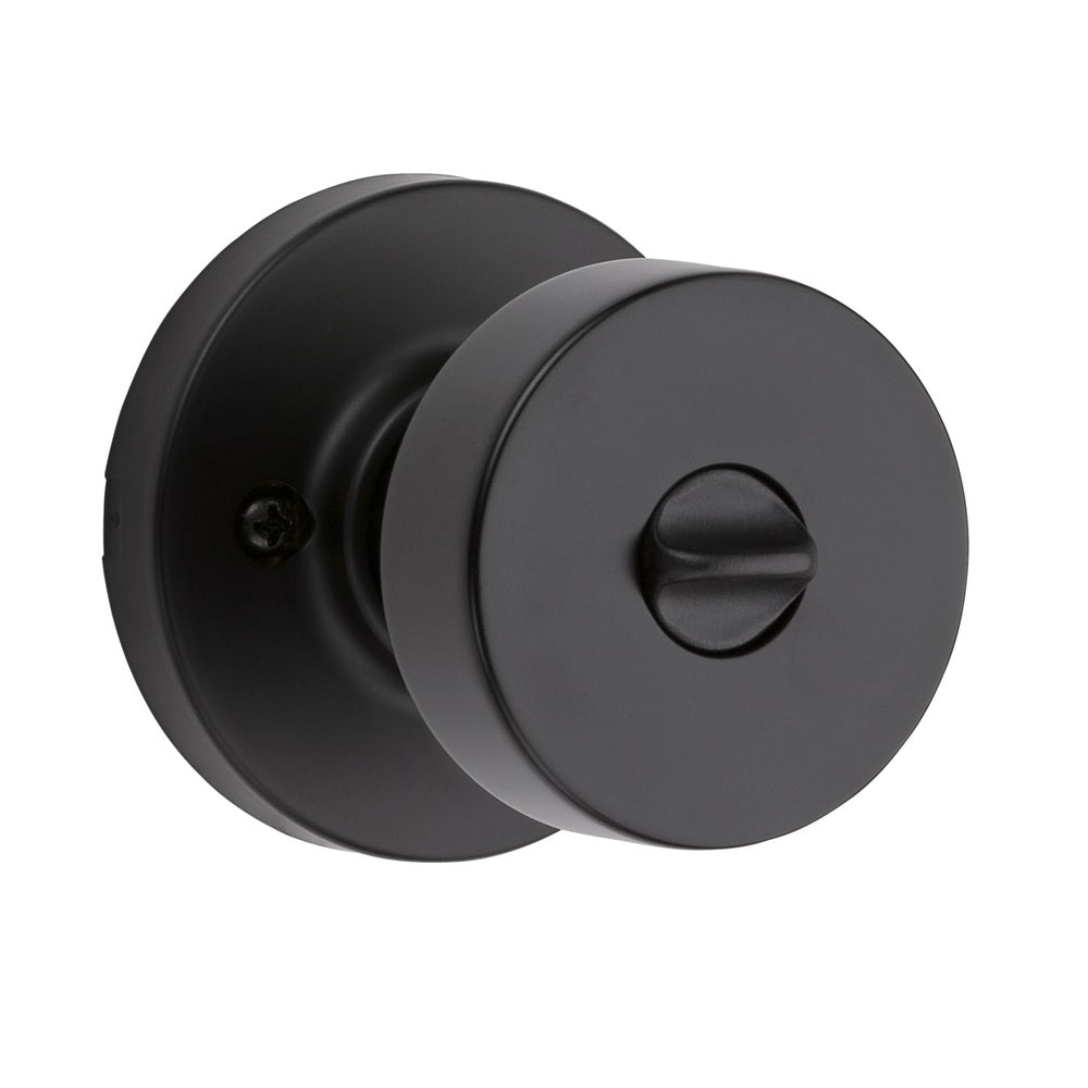 Kwikset 97402-849 Round Entry Knob, Iron Black