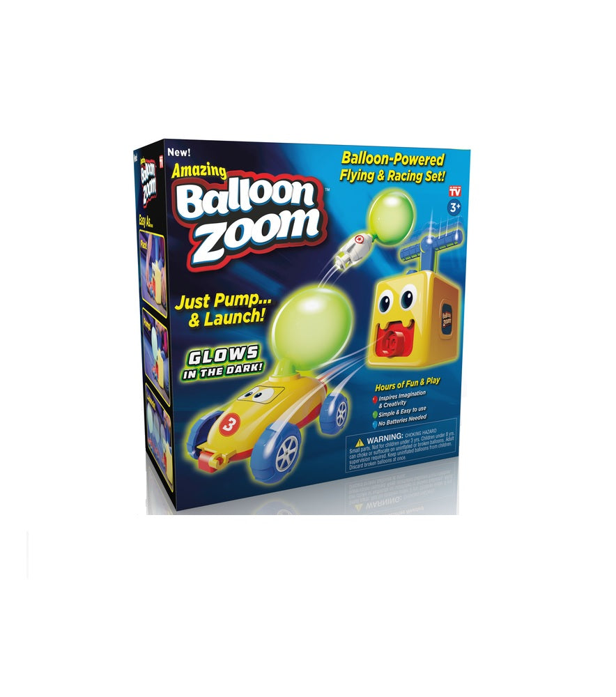 Balloon Zoom BZOOM-MC4 Balloon-Powered Flying and Racing Set