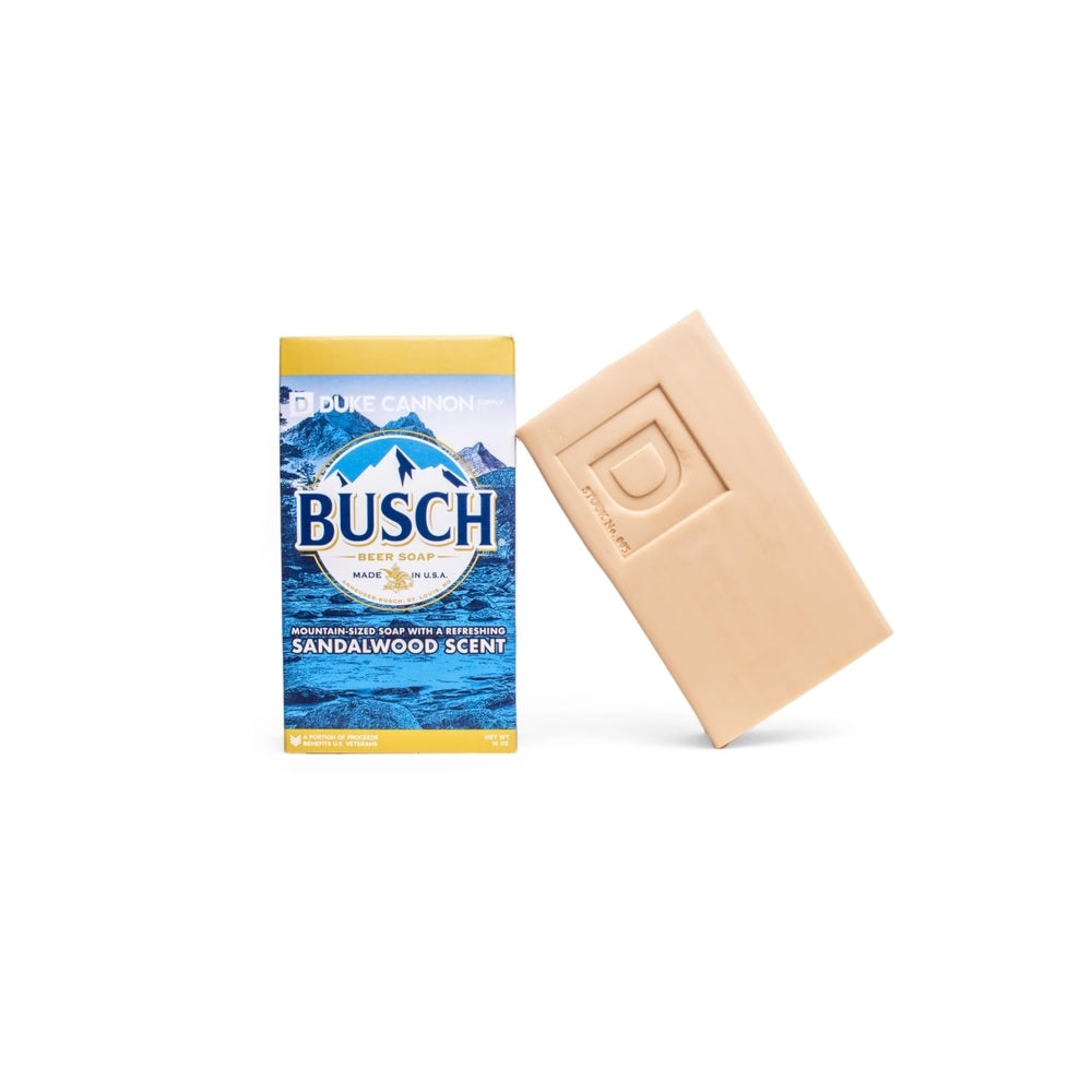 Duke Cannon 01BUSCH1 Sandalwood Beer Soap, 10 oz