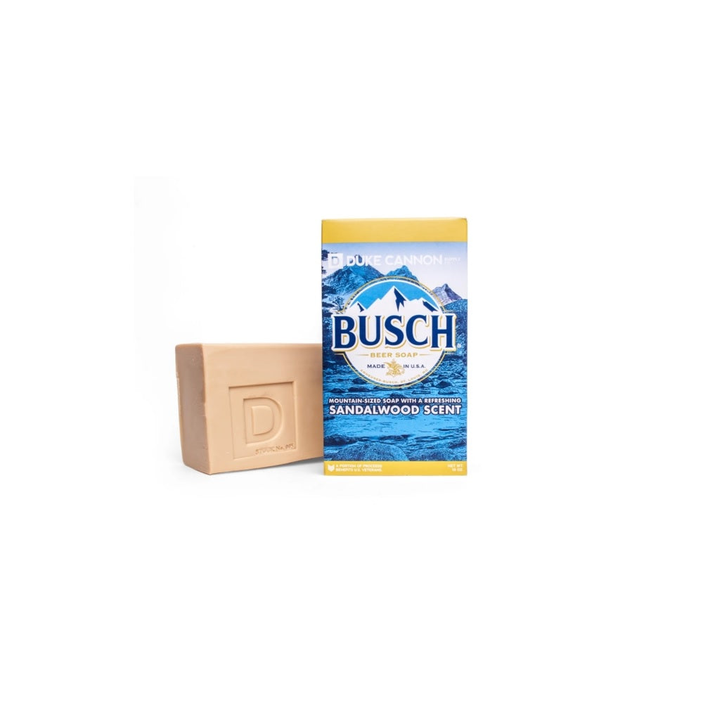 Duke Cannon 01BUSCH1 Sandalwood Beer Soap, 10 oz