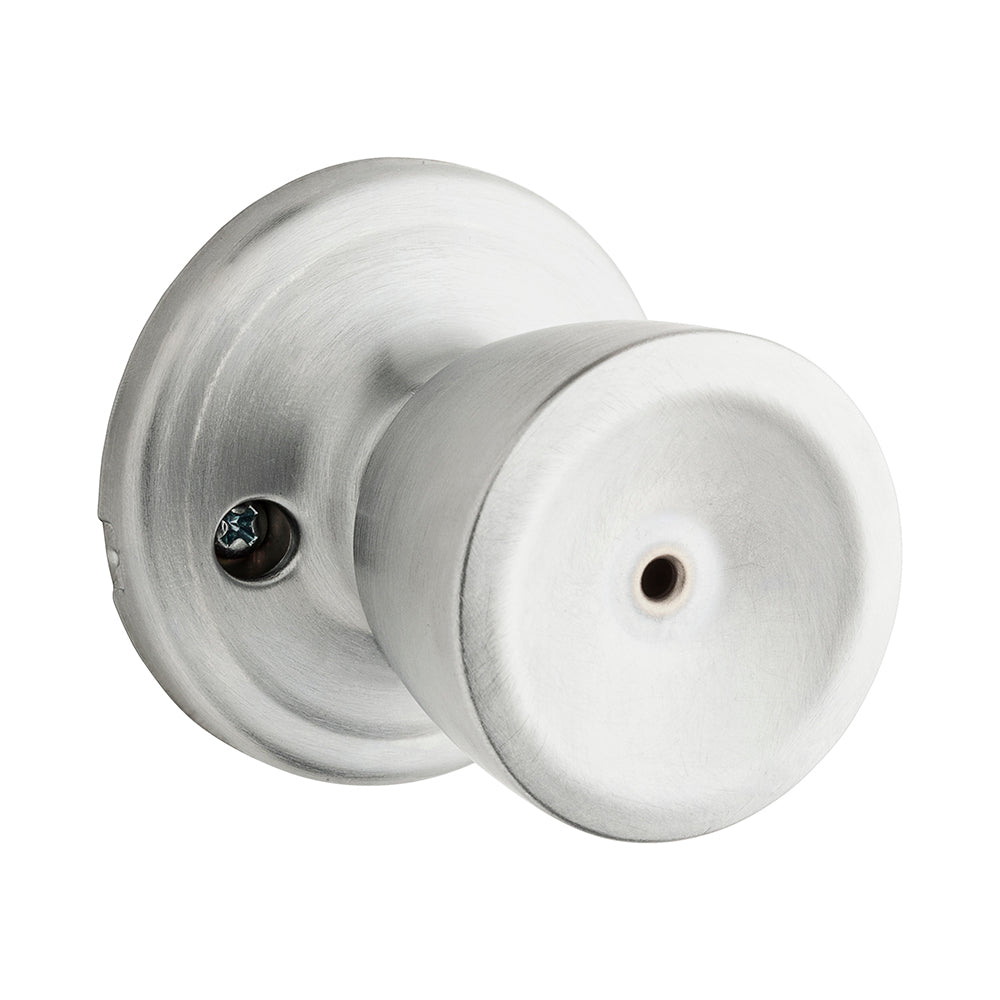 Kwikset  730A 26DGC Abbey Privacy Knob, Satin Chrome