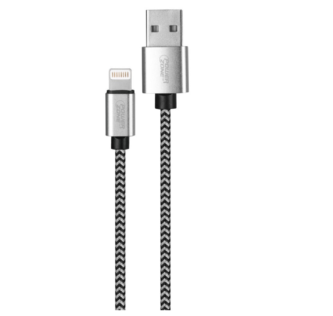 PowerZone KL-029X-1M-LIGHT Charging Cable, Aluminum Alloy