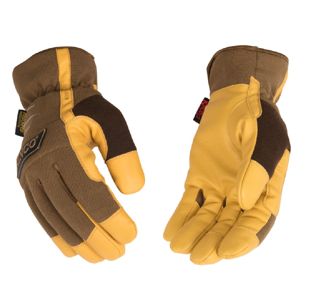 Kinco 2014HK-L Synthetic Lined Driver Gloves, Large