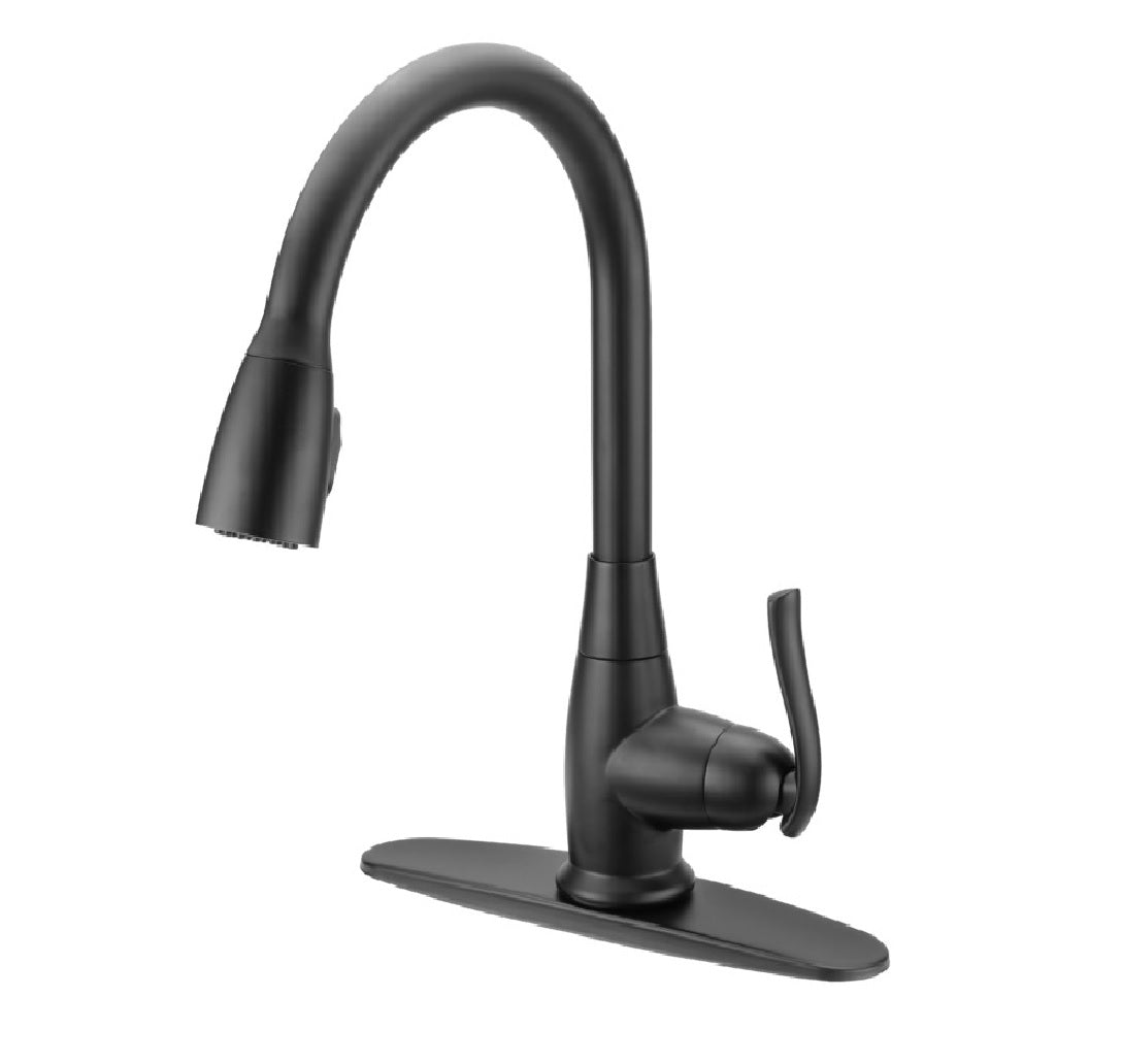 Boston Harbor FP4A0000BL Faucet, Pulldown, Black