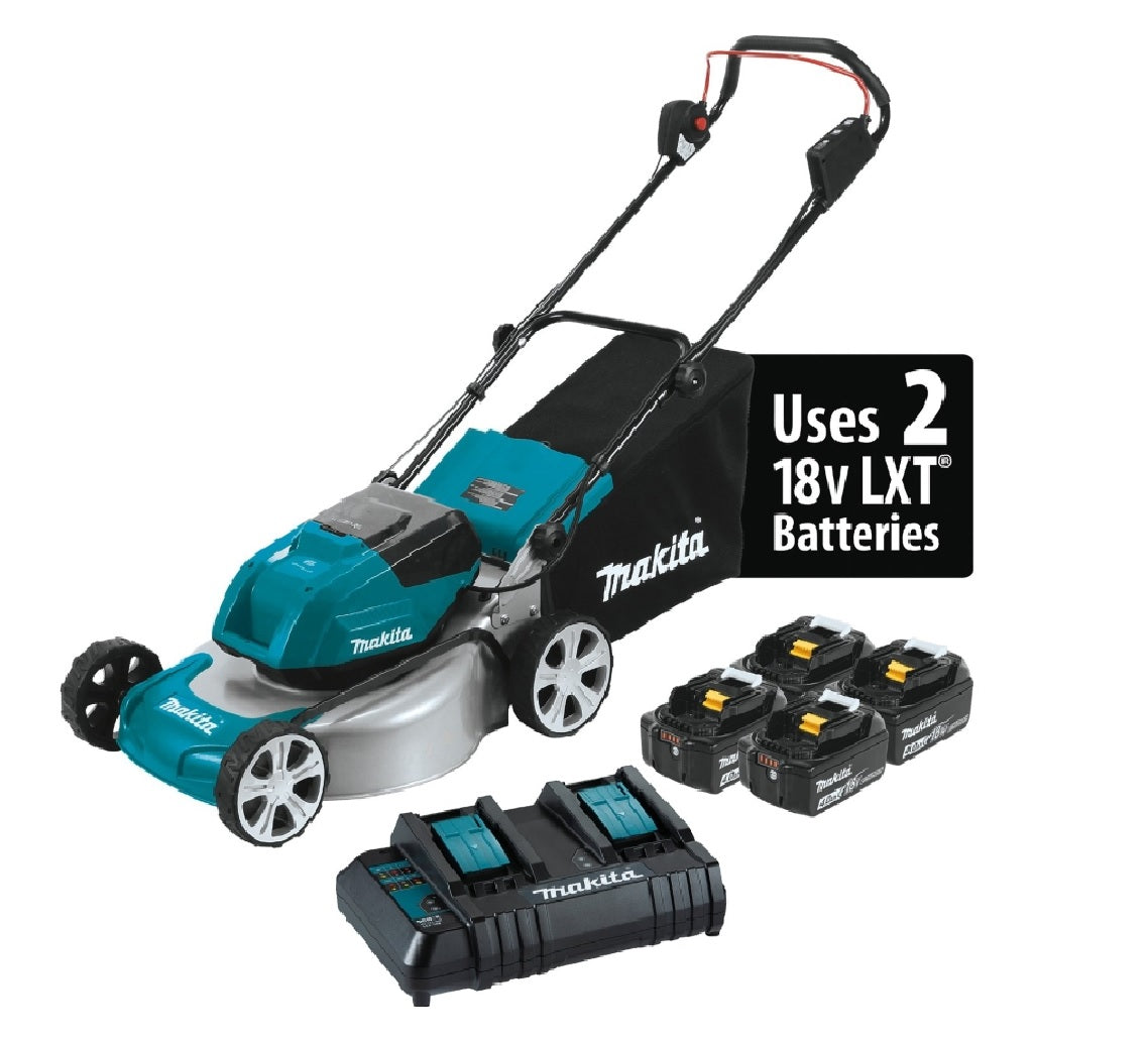 Makita XML03CM1 Lawn Mower Kit, Lithium-Ion Battery