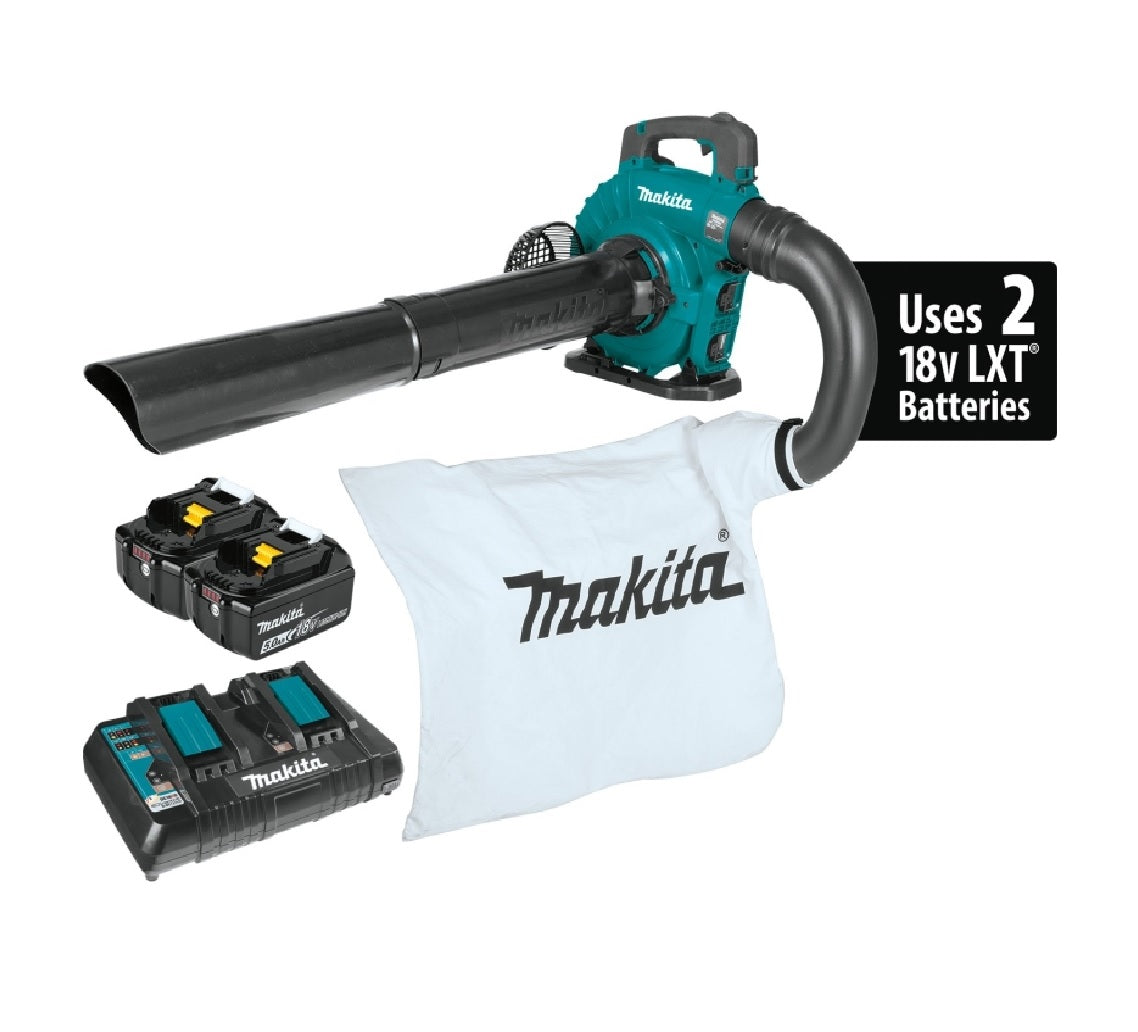 Makita XBU04PTV Brushless Blower Kit with Vacuum Attachment Kit