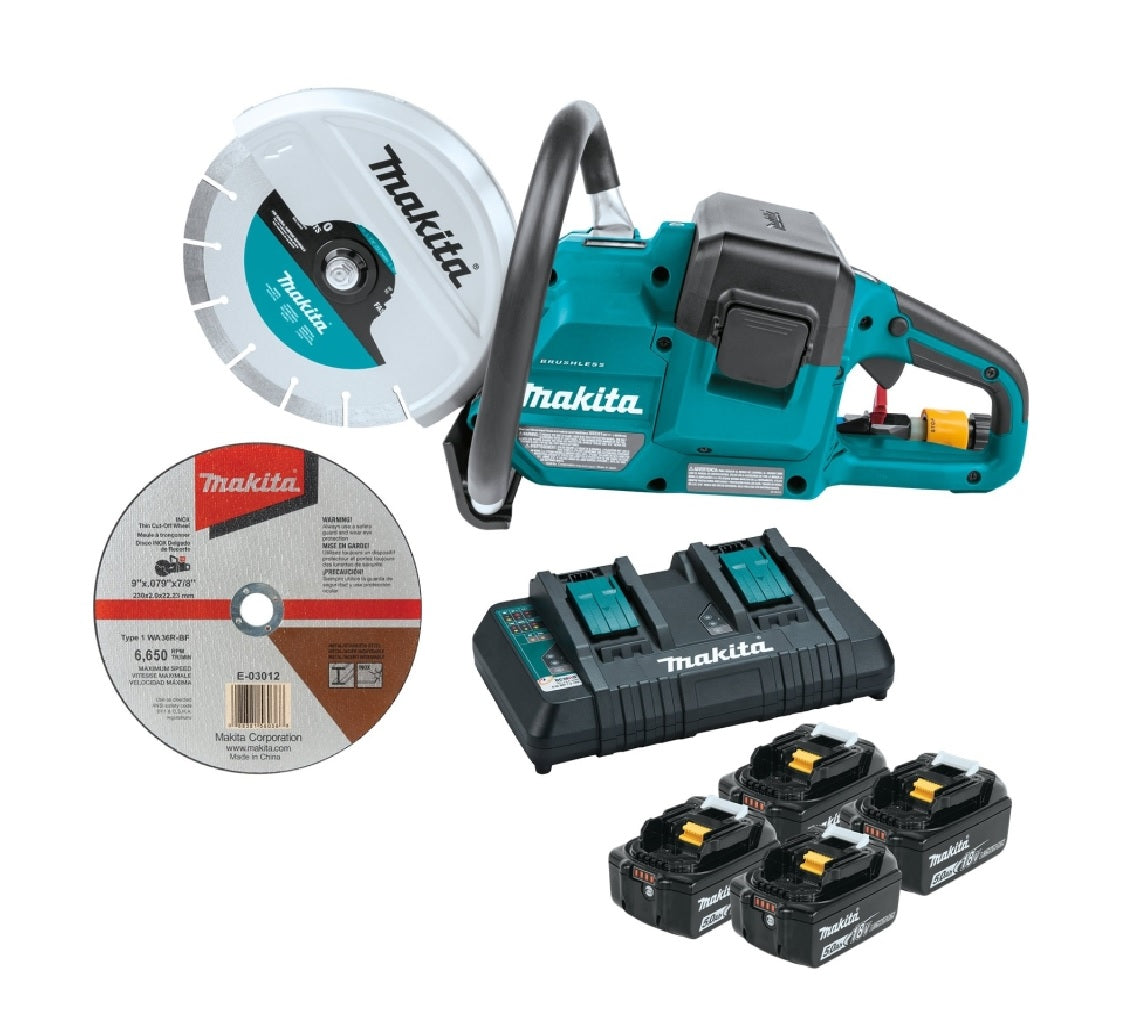 Makita XEC01PT1 Brushless Power Cutter Kit, 18 V Battery