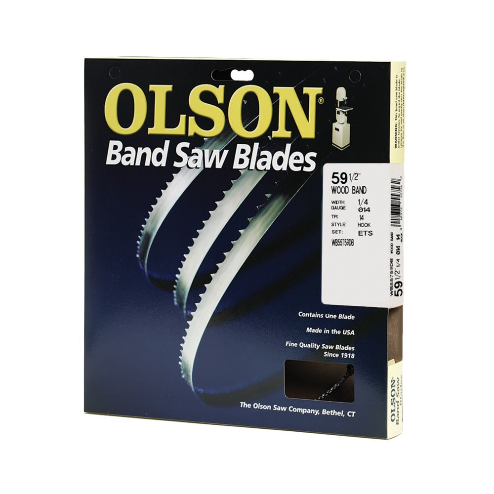 Olson Saw WB55759DB Band Saw Blade, 59-1/2 Inch, 14 TPI