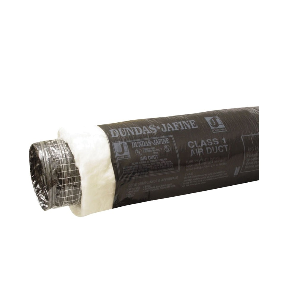 Dundas Jafine BPC625 Flexible Insulated Duct, Black, 25 ft