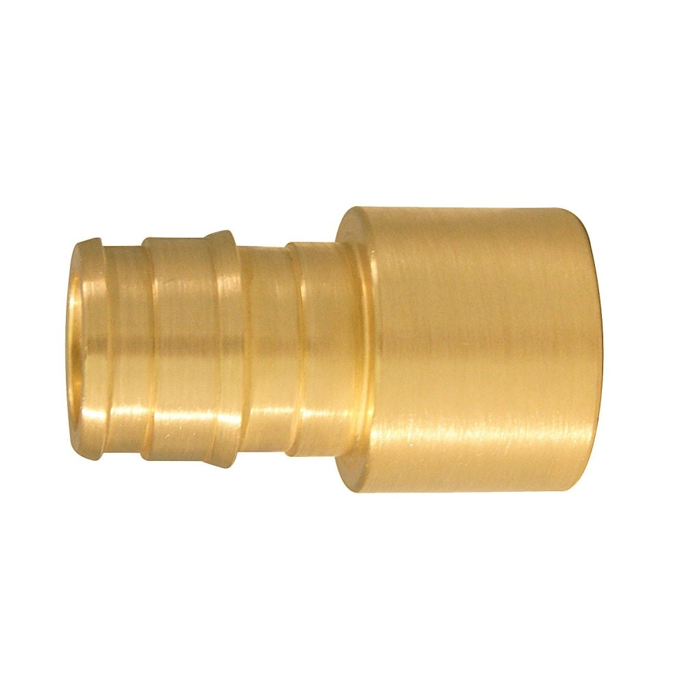 Apollo Valves EPXFS1212 PEX-A Barb x Sweat Adapter, Brass, 1/2 Inch X 1.29 Inch