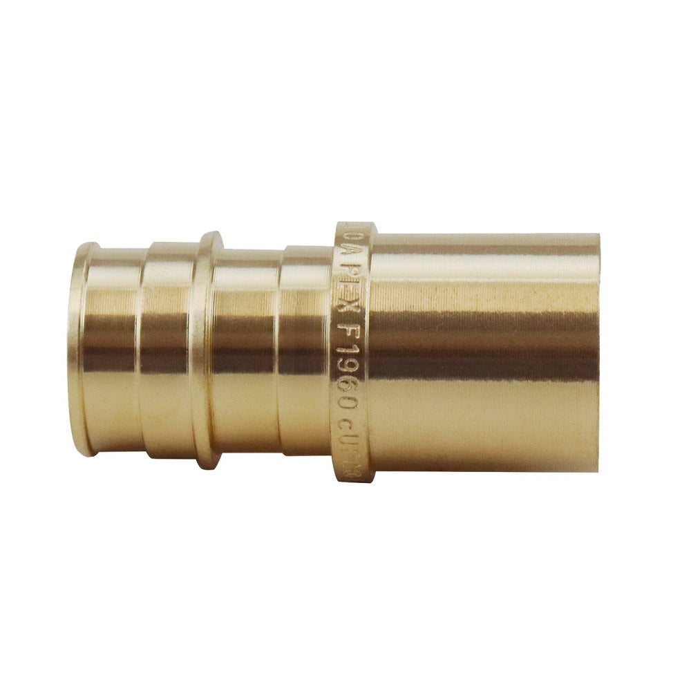 Apollo Valves EPXMS3434 PEX-A Barb x Sweat Adapter, Brass, 3/4 Inch