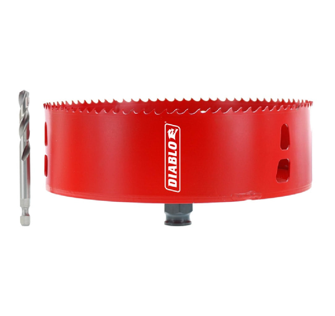 Diablo DHS6375RL Recessed Lighted Hole Saw, 6-3/8 inch Dia