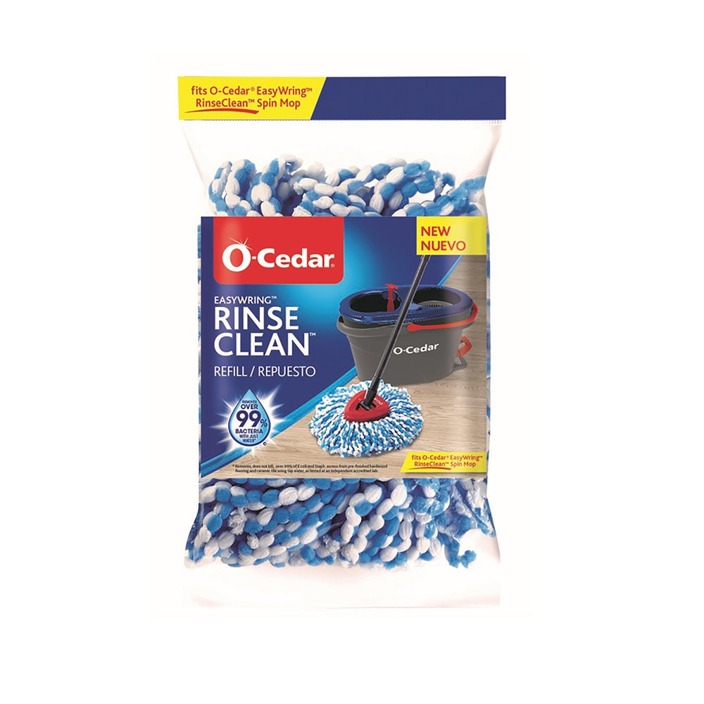O-Cedar 168738 Easy Wring Wet Mop Refill, Microfiber