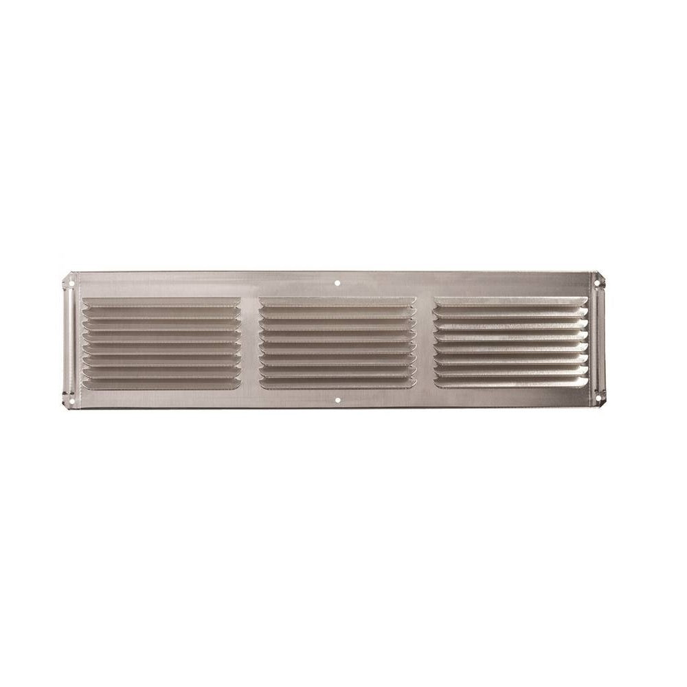 Master Flow EAC16X4 Undereave Vent, 4 Inch X 16 Inch, Aluminum