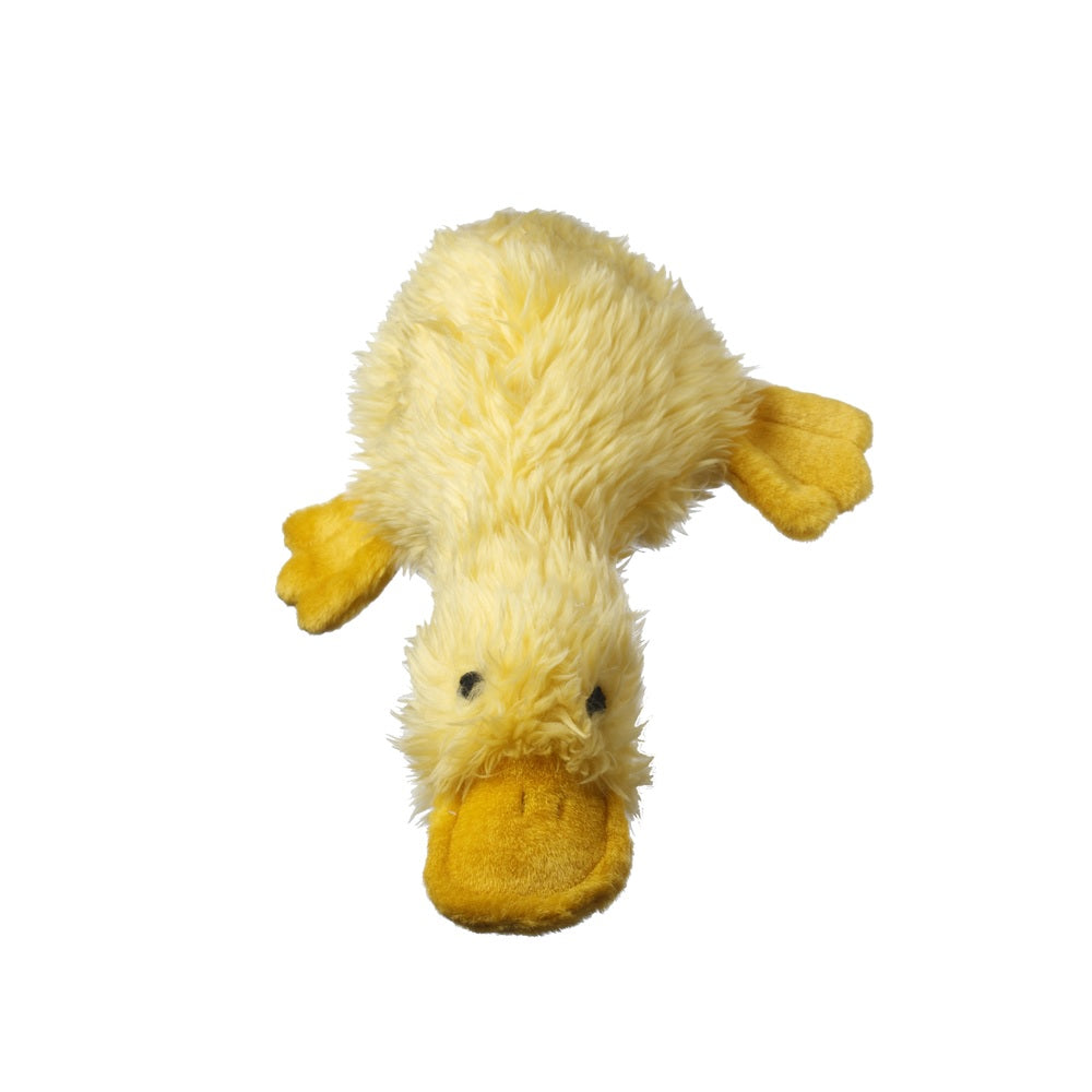 Multipet 37701 Medium Duck Plush Dog Toy, Yellow