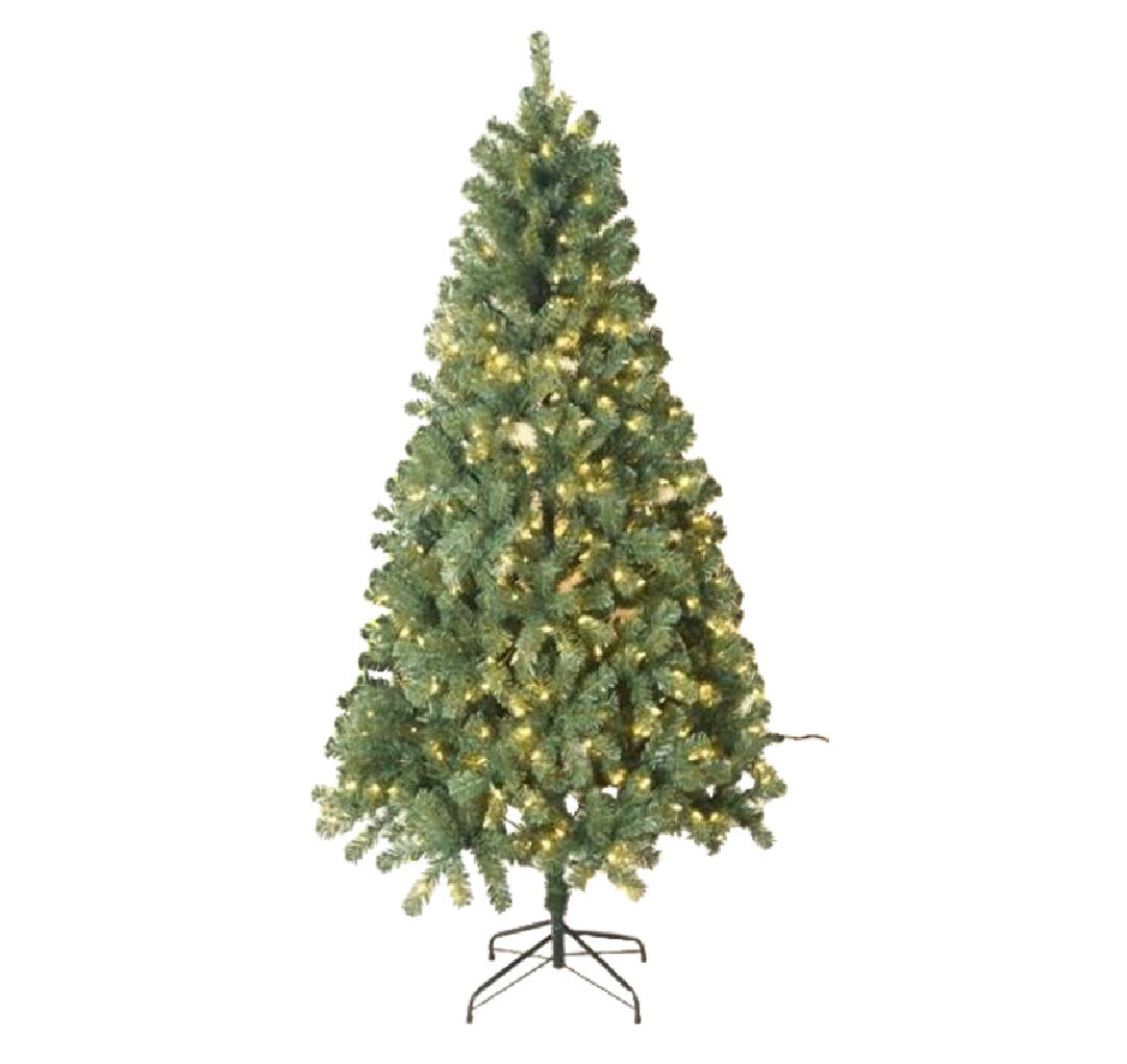 Santas Forest 25970 Prelit Balsam Clear, 7 Feet