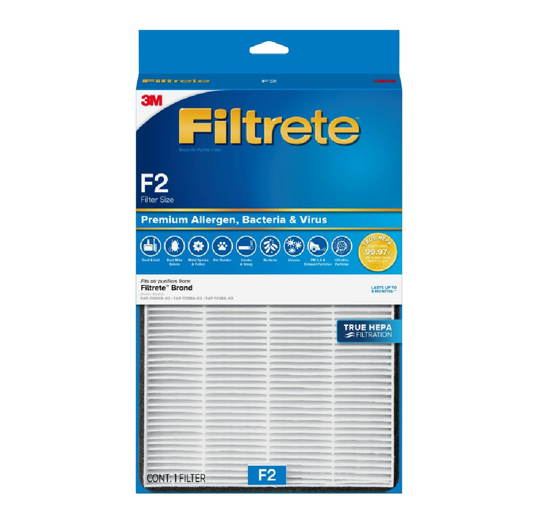 Filtrete FAPF-F2N-4 Rectangular HEPA Air Purifier Filter