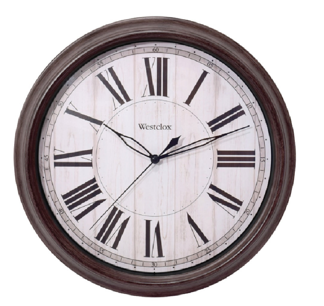 Westclox 32559 Indoor Analog Wall Clock, Glass/Plastic
