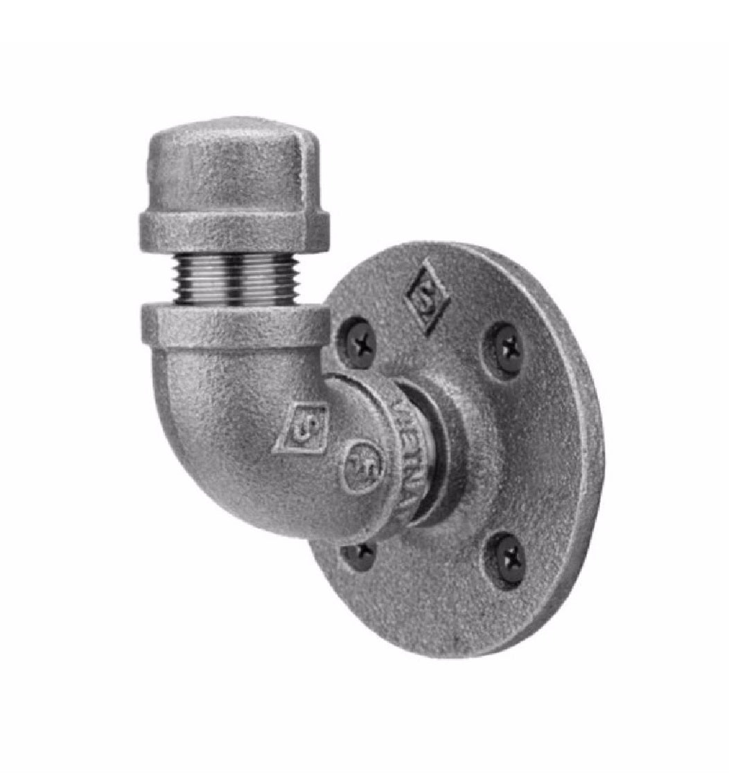 STZ 36638SGLHOOK Female Pipe Hook, Black