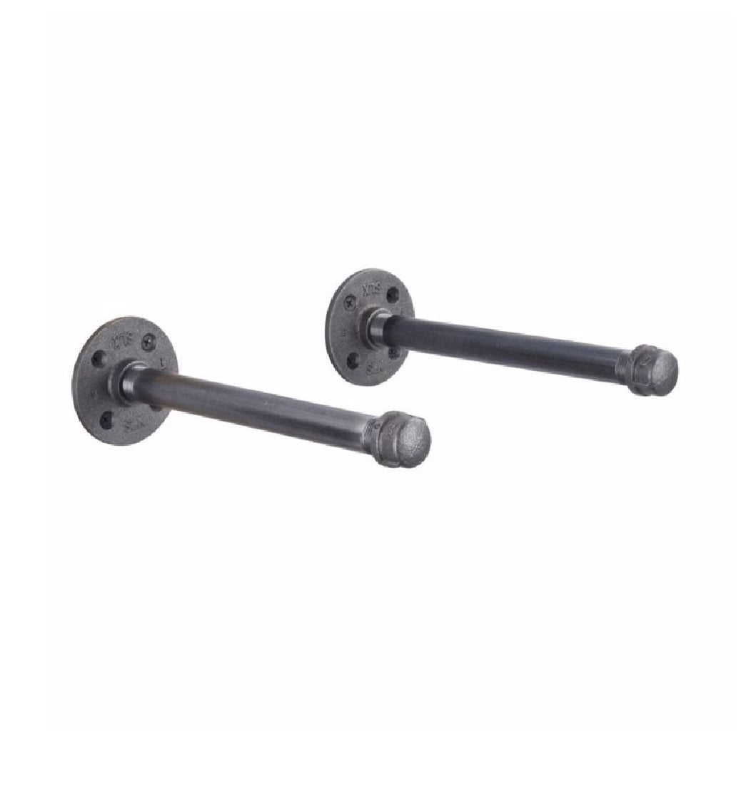 STZ 366128LGBRKT-2 Shelf Bracket, Black