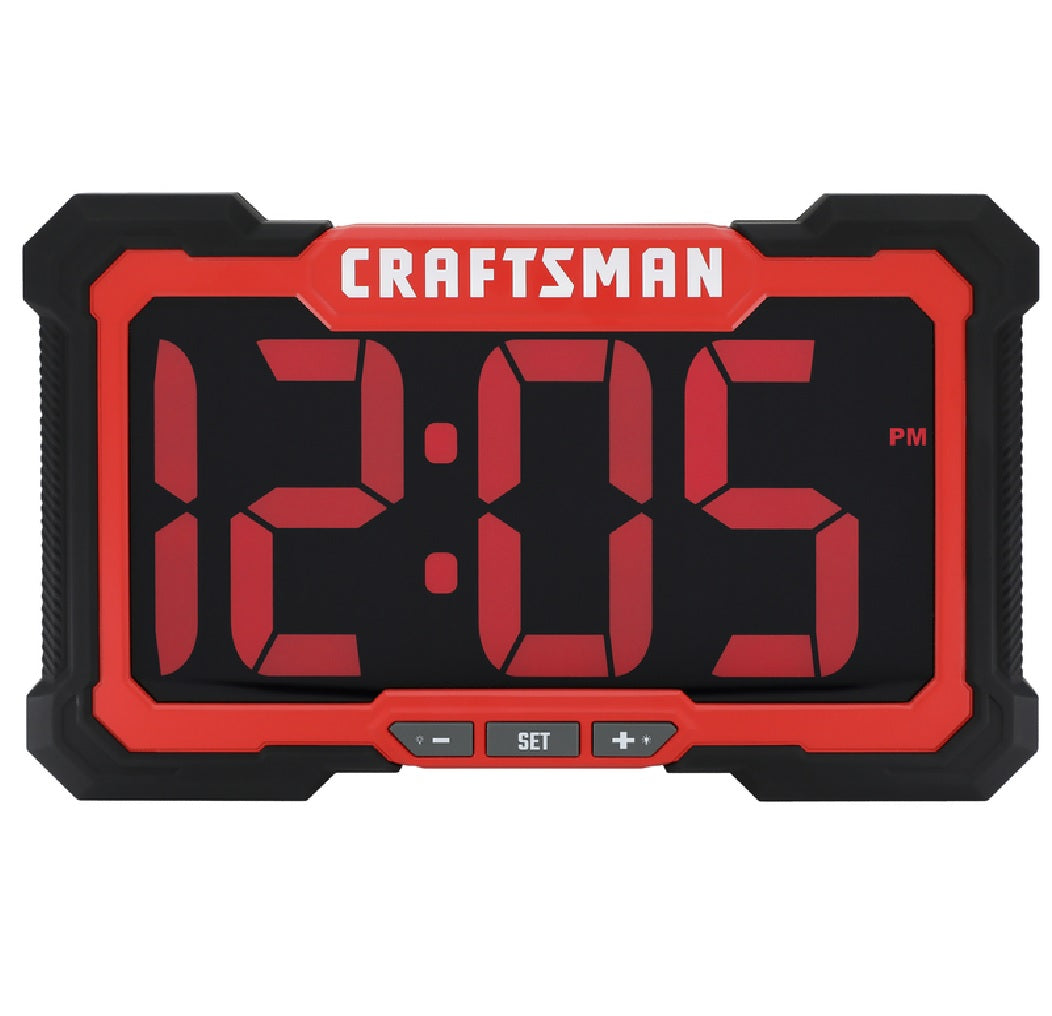 Craftsman CMXWDCR75095 Digital LED Clock, Plastic
