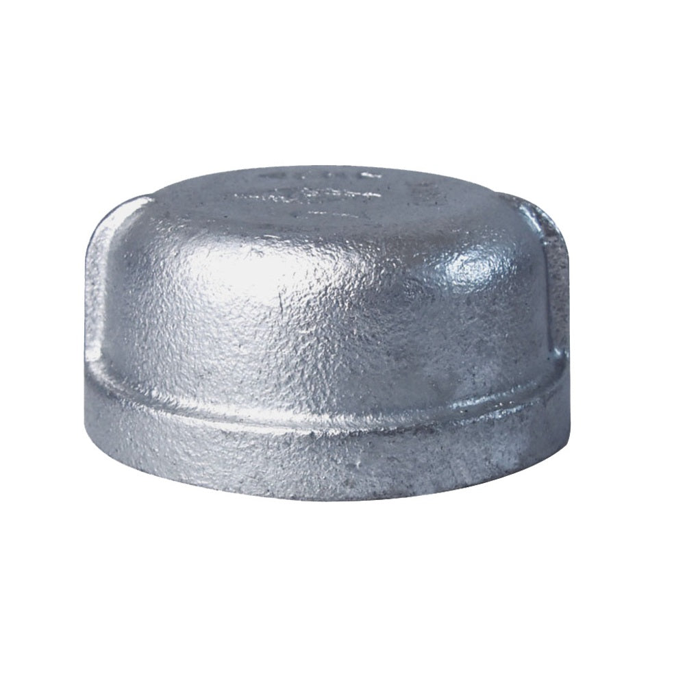 Worldwide Sourcing 18-2G Galvanized Cap, 2 Inch Female