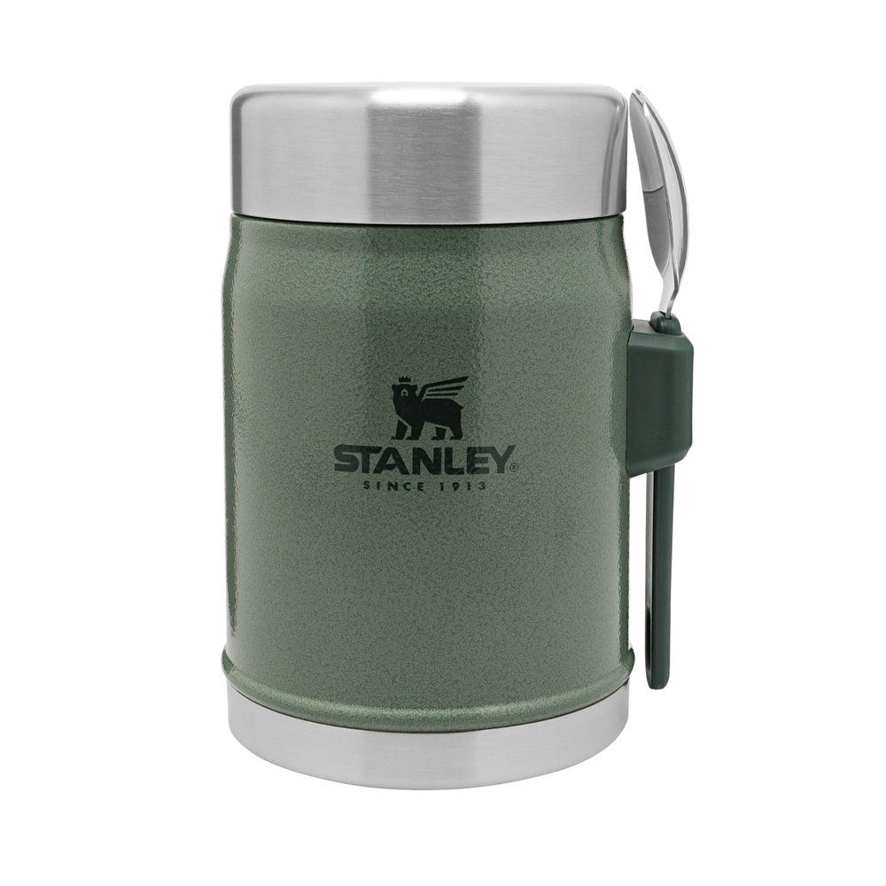 Stanley 10-09382-001 Food Jar with Spork, Hammertone Green