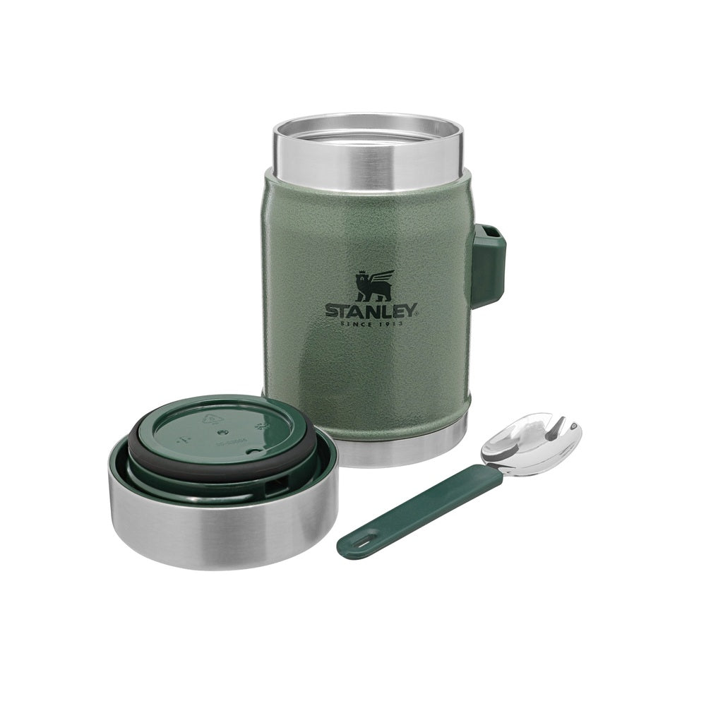 Stanley 10-09382-001 Food Jar with Spork, Hammertone Green