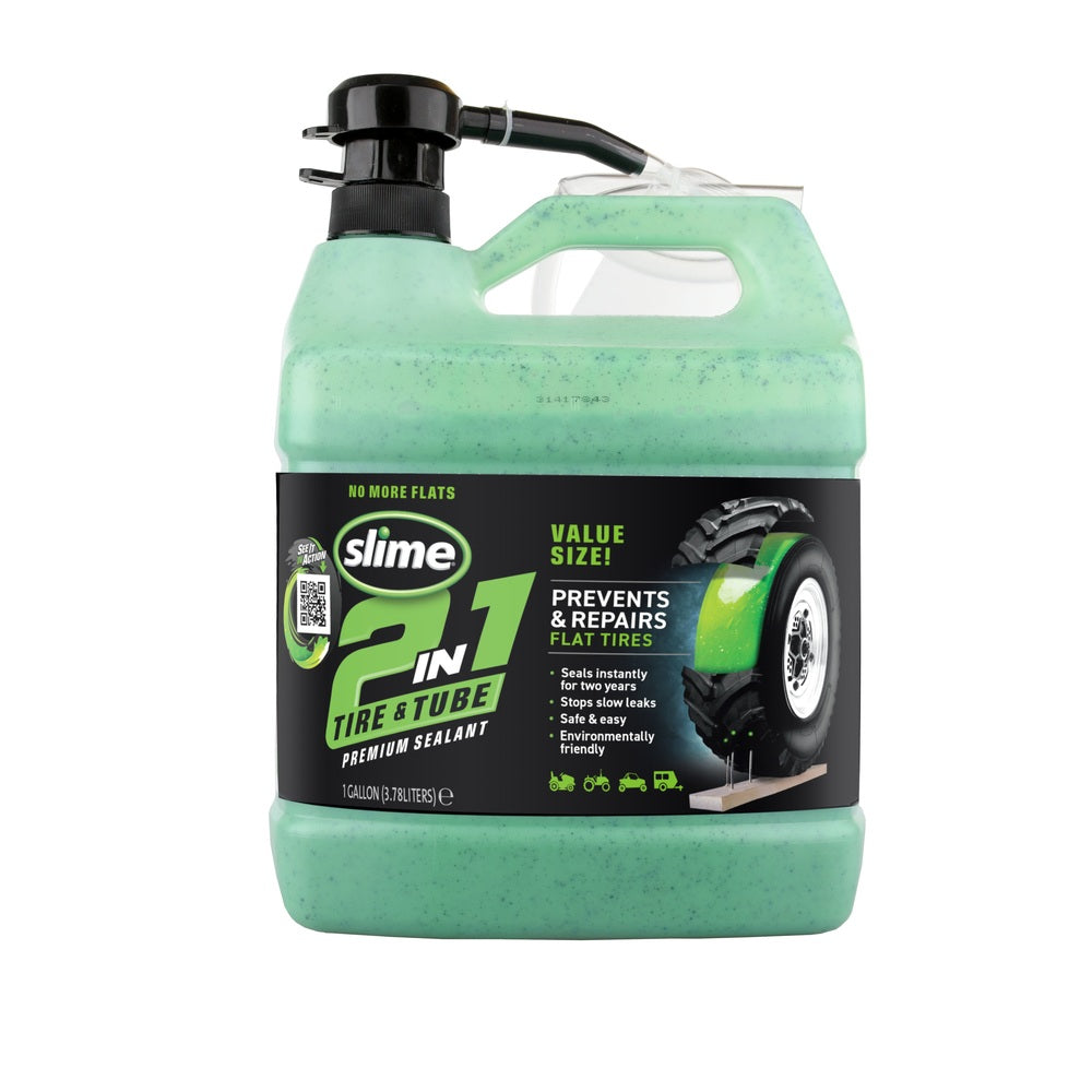 Slime 10195 Tire & Tube Sealant, 1 gallon