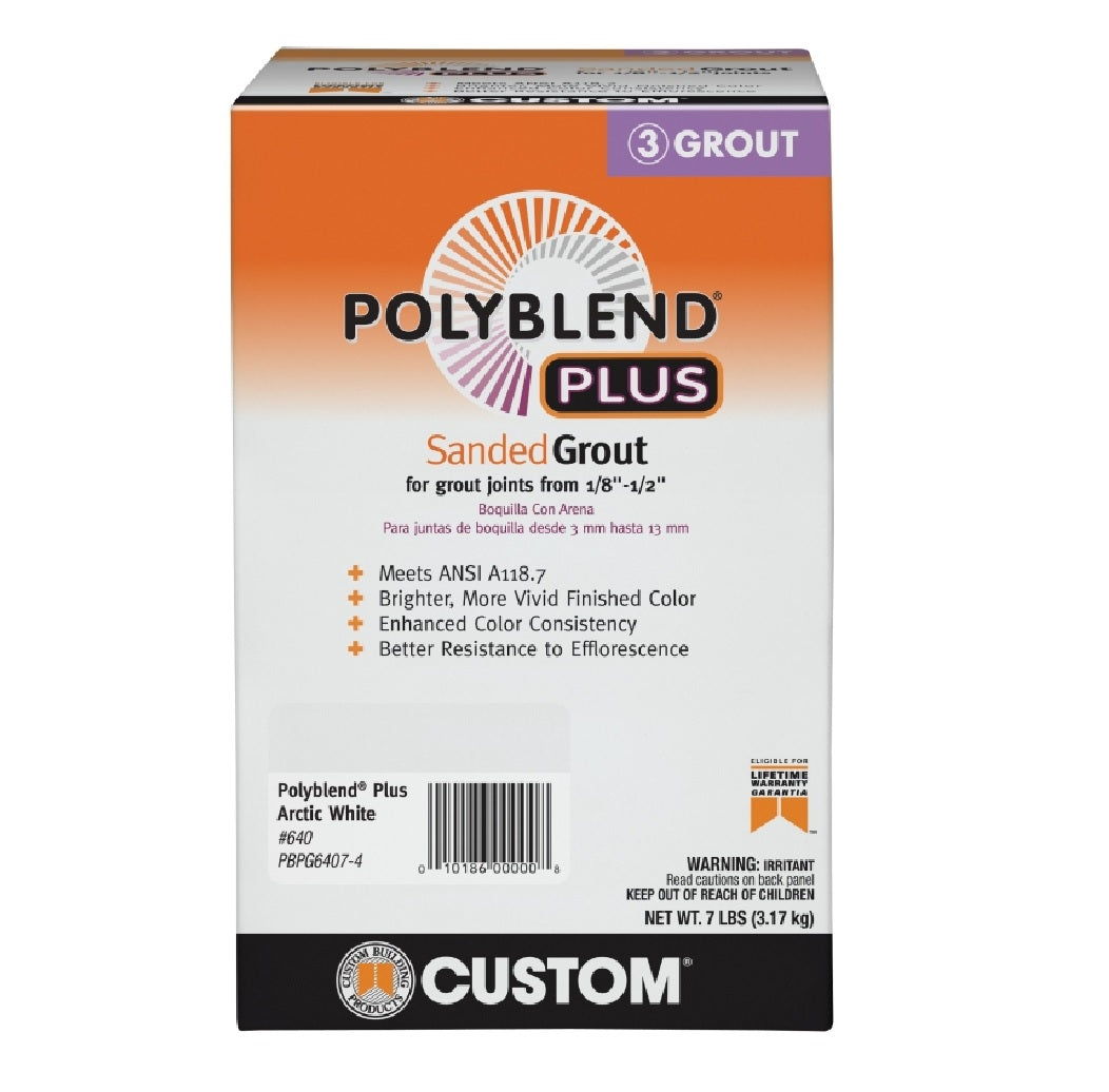 Custome Building PBPG6407-4 Sanded Grout, Solid Powder