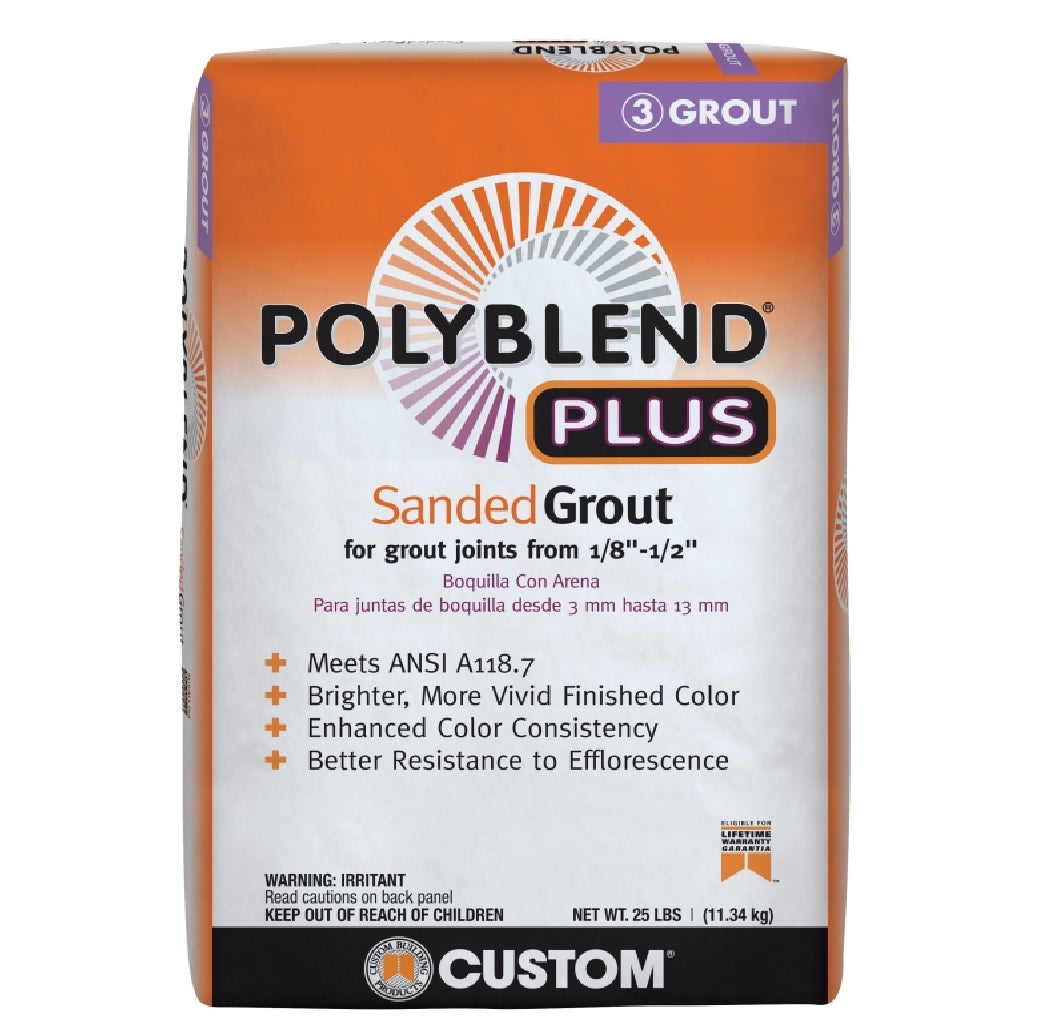 Custome Building PBPG16525 Sanded Grout, Delorean Gray