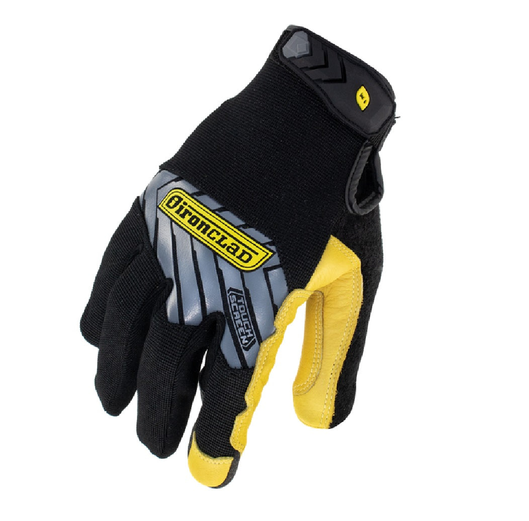 Ironclad IEX-MPLG-03-M Command Impact Gloves, Black/Yellow